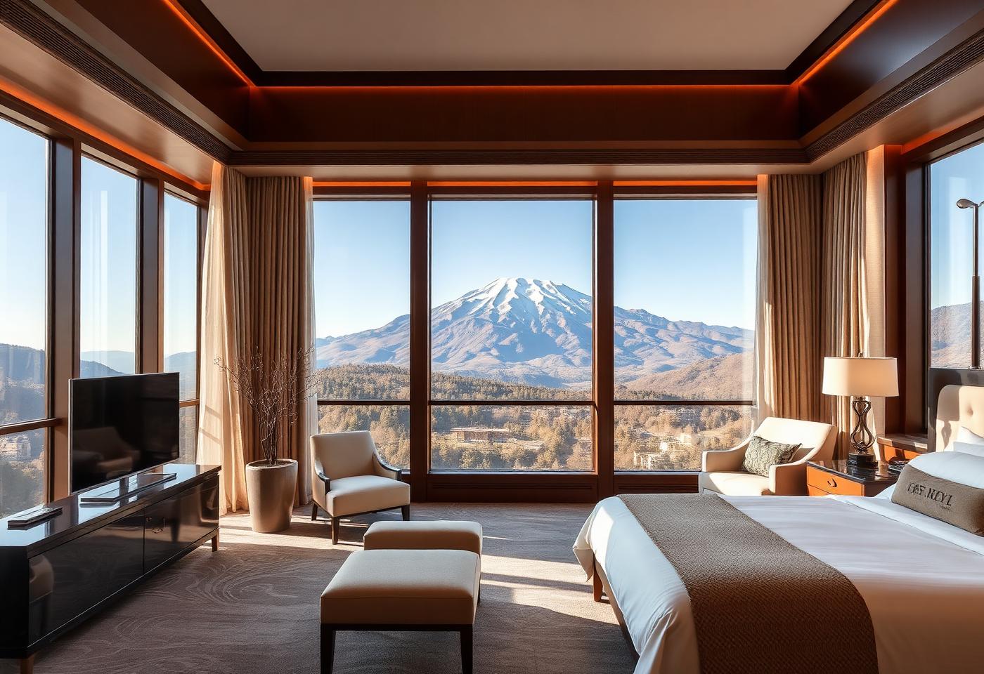 Suite with mountain view